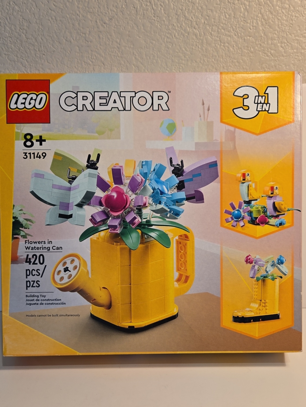NEW 2024! LEGO 31149 Flowers in Watering Can Creator 3 in 1 420pcs